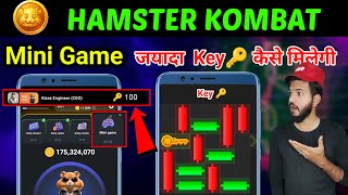 Hamster kombat mini game  Hamster kombat key 🔑 collect kaise kare  Hamster kombat mini game key 🔑 [upl. by Schreck]