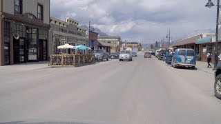 Fernie BC Canada Driving Through the Trippy City Winter Resort in East Kootenay Region [upl. by Euqirrne]