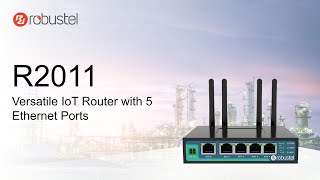 R2011  Versatile IoT Router with 5 Ethernet Ports  Robustel [upl. by Armil]