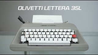 the Olivetti Lettera 35l [upl. by Leventis19]