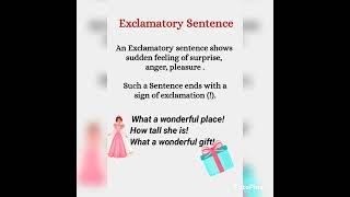 Exclamatory Sentence and its examplesEnglish grammar 08 [upl. by Mohammad]