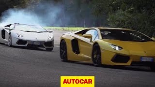 Lamborghini Aventador challenge 3 the drag race [upl. by Anileva]