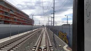 Zugfahrt von Feldkirchen nach Seiersberg bei Graz Blick aus dem letzten Waggon [upl. by Seow]