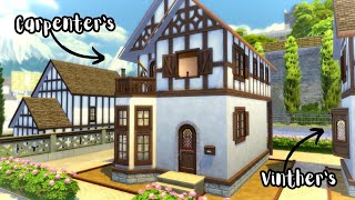 The Sims 4  Speed Build  Rebuilding The Carpenters Residence  No CC [upl. by Sephira]