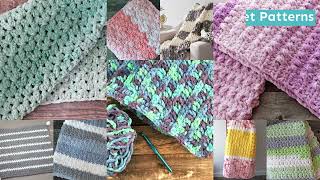 77 Free Chunky Crochet Blanket Patterns Bulky Yarn Projects [upl. by Wildee642]