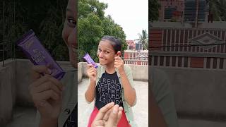 I love dairy milk chocolate 🍫shorts youtubeshorts funny [upl. by Hamel]