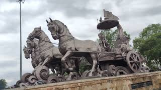 Krishna Arjun rath kurukshetra [upl. by Adnanref]