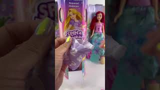 Rapunzel Tangled Spin amp Reveal Doll Unboxing disney [upl. by Carvey]