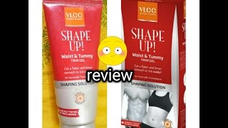 Vlcc Shape up Waist amp Tummy Trim Gel Review [upl. by Prochoras]