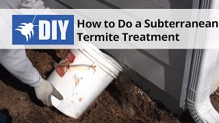 How To Do a Subterranean Termite Treatment [upl. by Blaire]