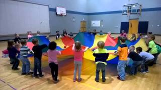 2014 Kindergarten Parachute Fun [upl. by Sunil]