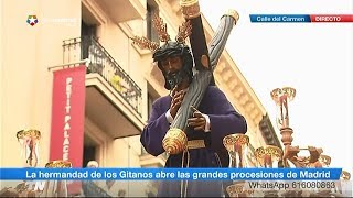 Semana Santa Madrid 2017  Salida Hermandad de Los Gitanos Telemadrid HD [upl. by Eenttirb]