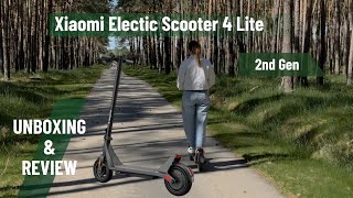 Xiaomi Mi Electric Scooter 4 Lite 2nd Gen unboxing and quick review Part 1 [upl. by Llenrap]