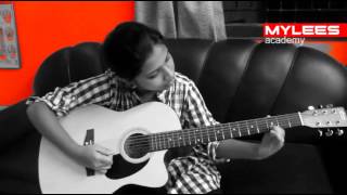 Un siripinil in Guitar version  Mylees Academy [upl. by Yssor]