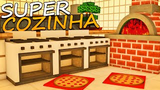 Minecraft A Fazenda  Cozinha INDUSTRIAL [upl. by Atteuqram]