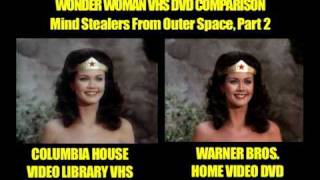 Wonder Woman VHS vs DVD Comparison [upl. by Ranjiv]