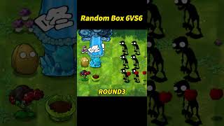 PVZ 1 Fusion Challenge 6 Plant Boxes vs 6 Zombie Boxespvz plantsvszombies pvzchallenge [upl. by Ynavoeg385]