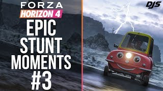 Forza Horizon 4  EPIC STUNT MOMENTS 3 [upl. by Adrea]