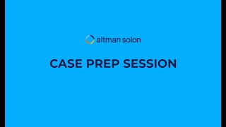 Altman Solon Case Prep Session [upl. by Peugia]