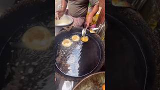 ⚡⚡ Oil Bhajji Making Process⚡⚡ shorts telugufoodie esangathulu streetfood foodie omelette [upl. by Nonie]