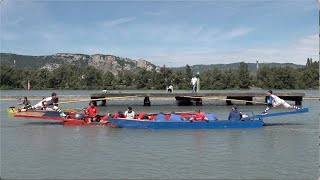 Joutes Nautiques des fêtes du Rhône 2024 BourglèsValence  Drôme  France [upl. by Gert]