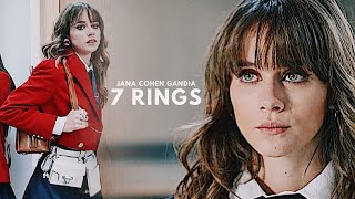 Jana Cohen Gandia  7 Rings rebelde the reboot [upl. by Anaugal]