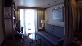 Holland America Zaandam Cabin 7036 Vista Suite Video Tour [upl. by Eeltrebor699]