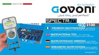 GO2100  SPECTRUM  STRUMENTO MULTIFUNZIONALE PER IL TEST DISENSORI ED ATTUATORI DEI MOTORI MODERNI [upl. by Minny]