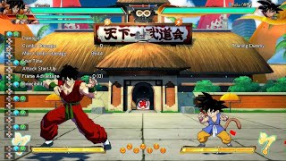 Dragon Ball FighterZ  Yamchas New Spirit Ball Combo Routes [upl. by Niwrehs]