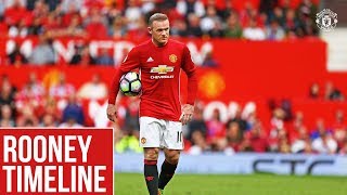 Wayne Rooneys Manchester United Timeline [upl. by Lani]