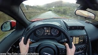 POV You drive Fast the Jaguar FType S [upl. by Alleoj]