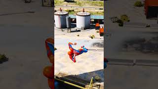 GTA 5 Spiderman Epic Jumps CompilationGTA V Fails Funny Moments [upl. by Odirfliw]