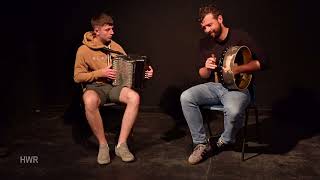 Colm Phelan on bodhran 1 amp Joseph Mannion accordion jigs  Craiceann Bodhrán Festival 2023 [upl. by Niloc]