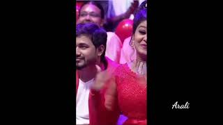 ALAIYE SITRALAIYE SONG COOLK WITH COMALI SUNITHA AND MANI DANCE PERFORMANCE [upl. by Xet]