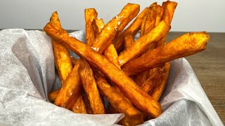 Crispy Sweet Potato Fries  Baked Vs Fried  How To Recipe [upl. by Mohammed]