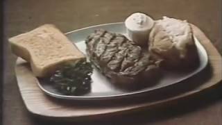 1976 Sizzler Steakhouse Commercial [upl. by Cyrillus657]