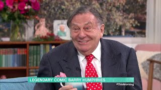 Barry Humphries congratulates Dermot OLeary for quotcoming outquot This Morning 26 November 2021 [upl. by Rambort341]