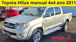 VENDESE Toyota Hilux diesel 4 por 4 manual cabine dupla completa 2011toyotahilux [upl. by Ative]