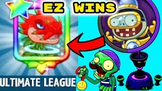 WEIRDEST Impfinity Deck DOMINATES TO Ultimate League Pvz Heroes [upl. by Neeron839]