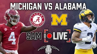 Michigan vs Alabama  CFP Rose Bowl Live  College Football 2023 [upl. by Korns707]