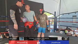 Riandro vs Joshua Full Fight  Titan Combat Sports  Pirates Fest [upl. by Hoon]