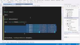 Bing Map Integration with ASPNET MVC4 application [upl. by Rivers]