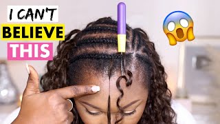 😱 The SOFT FEATHER Crochet Braids you never knew you needed Qvr Water Wave Microring Loop Hair [upl. by Adine279]