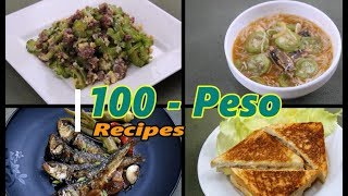 100 PESO RECIPES  Delish PH [upl. by Hardunn471]