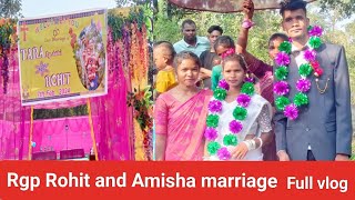 Rgp Rohit and Amisha marriage vlog vlog firanbabu [upl. by Richmal611]