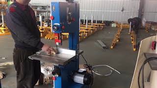 STEELER Woodworking Machine MJ3435 Wood Band Saw Machine Testing Video [upl. by Dixon]