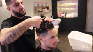 BarBaas  Shia Labeouf Lawless Inspired Hairstyle [upl. by Wolfie]