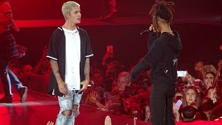 Justin Bieber feat Jaden Smith  Never Say Never LIVE AT MADISON SQUARE GARDEN July 19 [upl. by Hayilaa]