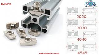 All Types of Aluminium Extrusion Tnuts [upl. by Sievert]