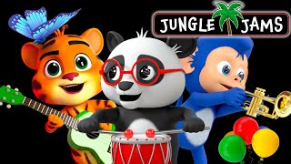 Best Sensory Video for Babies  Jungle Jams  High Contrast Colours amp Upbeat Music [upl. by Arral]